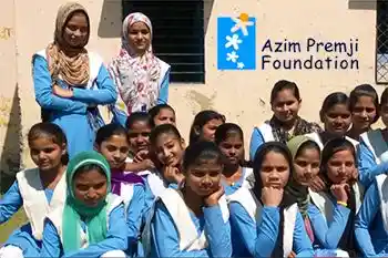At the Azim Premji Foundation; Image Source: Indiainfoline 
