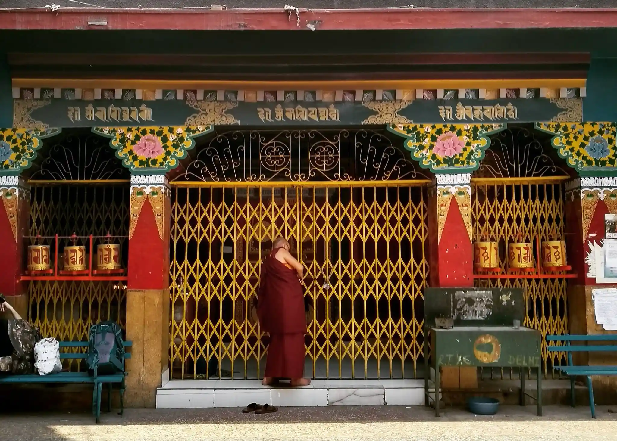 The Buddhist Monastery in Majnu Ka Tilla; Image Source- Shols Blog 