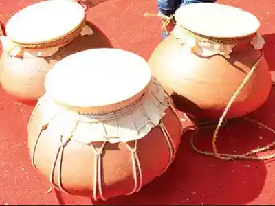 A popular folk instrument of Goa, Ghumot; Image Source: Times of India