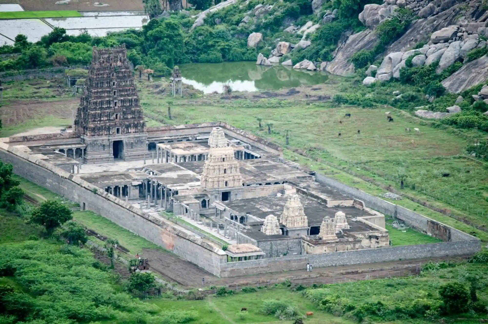 Aerial view of the temple I Source: Blogspot