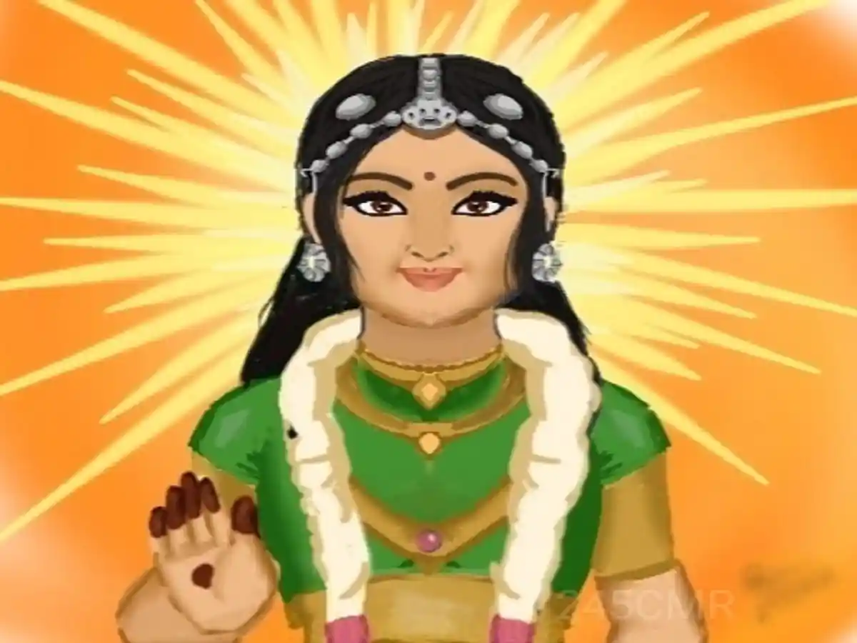 The daughter of Shiva, Ashoksundari; Image souce- Wikipedia