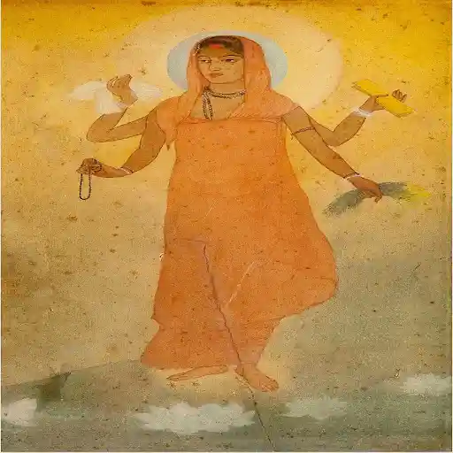 The Image of Bharat Mata, painted by Abanindranath Tagore. Image Source: Wikipedia
