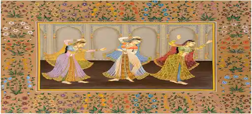  Dance performance by courtesans; Image source: Exotic India Art