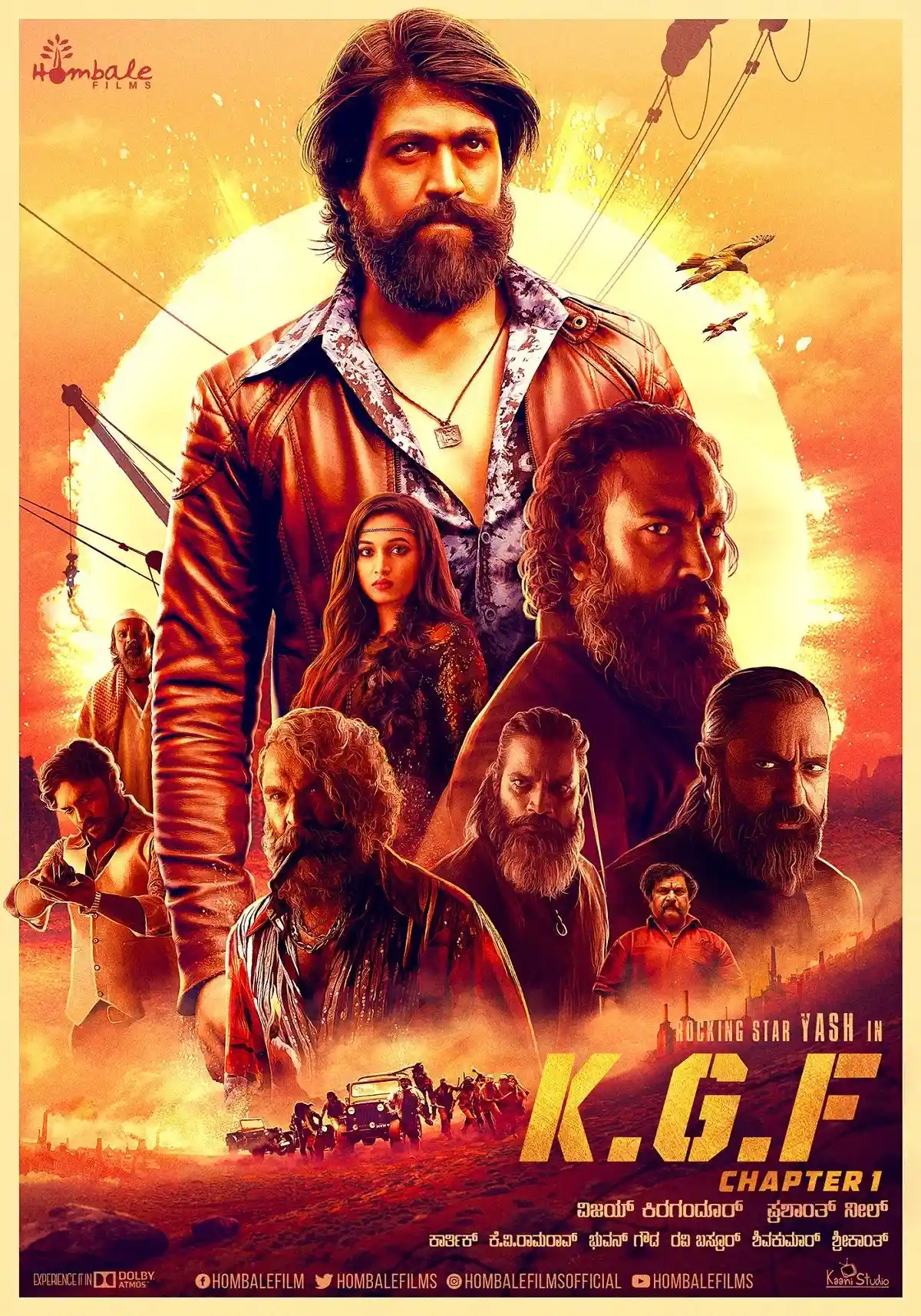 KGF: A film based on the real story of Kolar Gold Field; Image Source: Behance