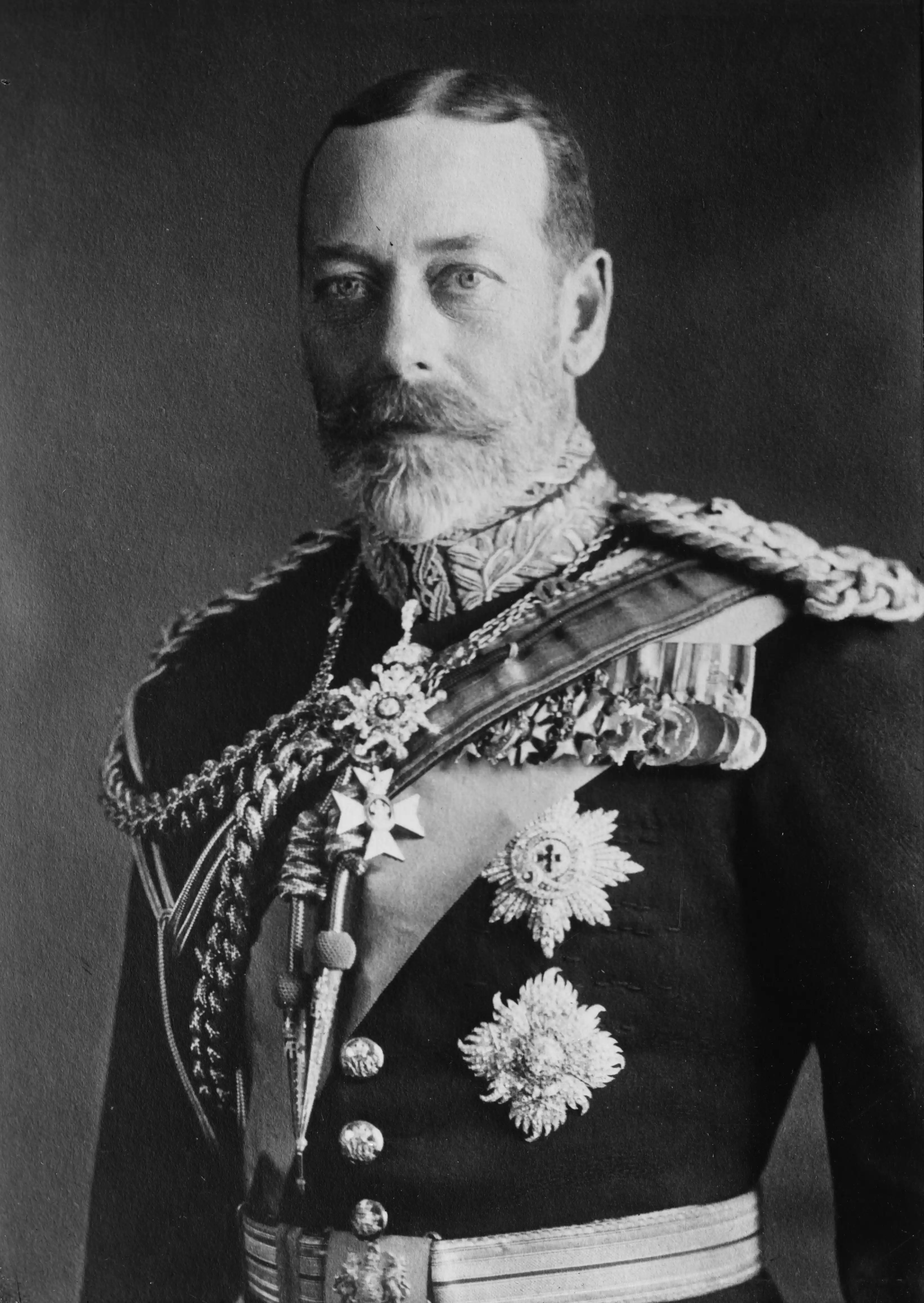 Portrait of King George from 1923; Source: Wikipedia; Public Domain