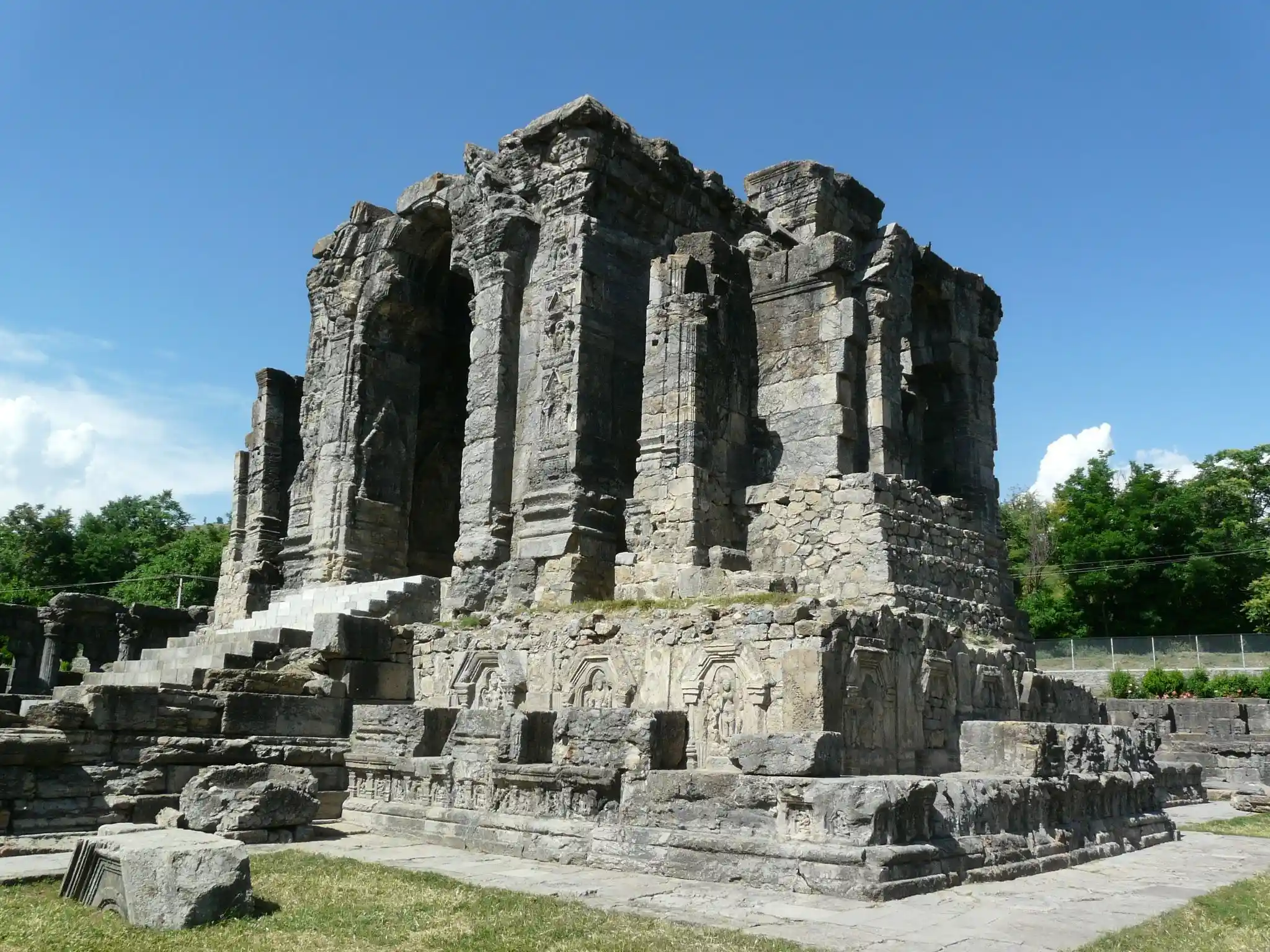 Ruins Of Martanda Sun Temple; Image Source: Wikipedia