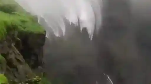 Naneghat reverse waterfall                        Source: Times Travel