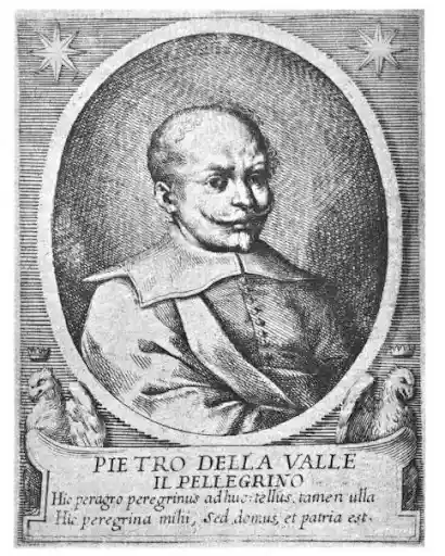 (A portrait of Pietro Della Valle, source: Wikipedia)