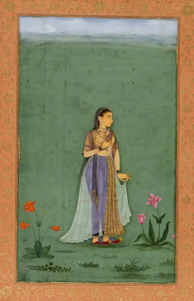 A painting of Nadira Banu Begum; Source: Wikipedia