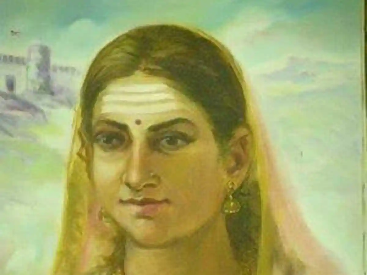 Portrait of Rani Chennamma when she hadn’t yet taken over the throne. ; Source : Navbharat India