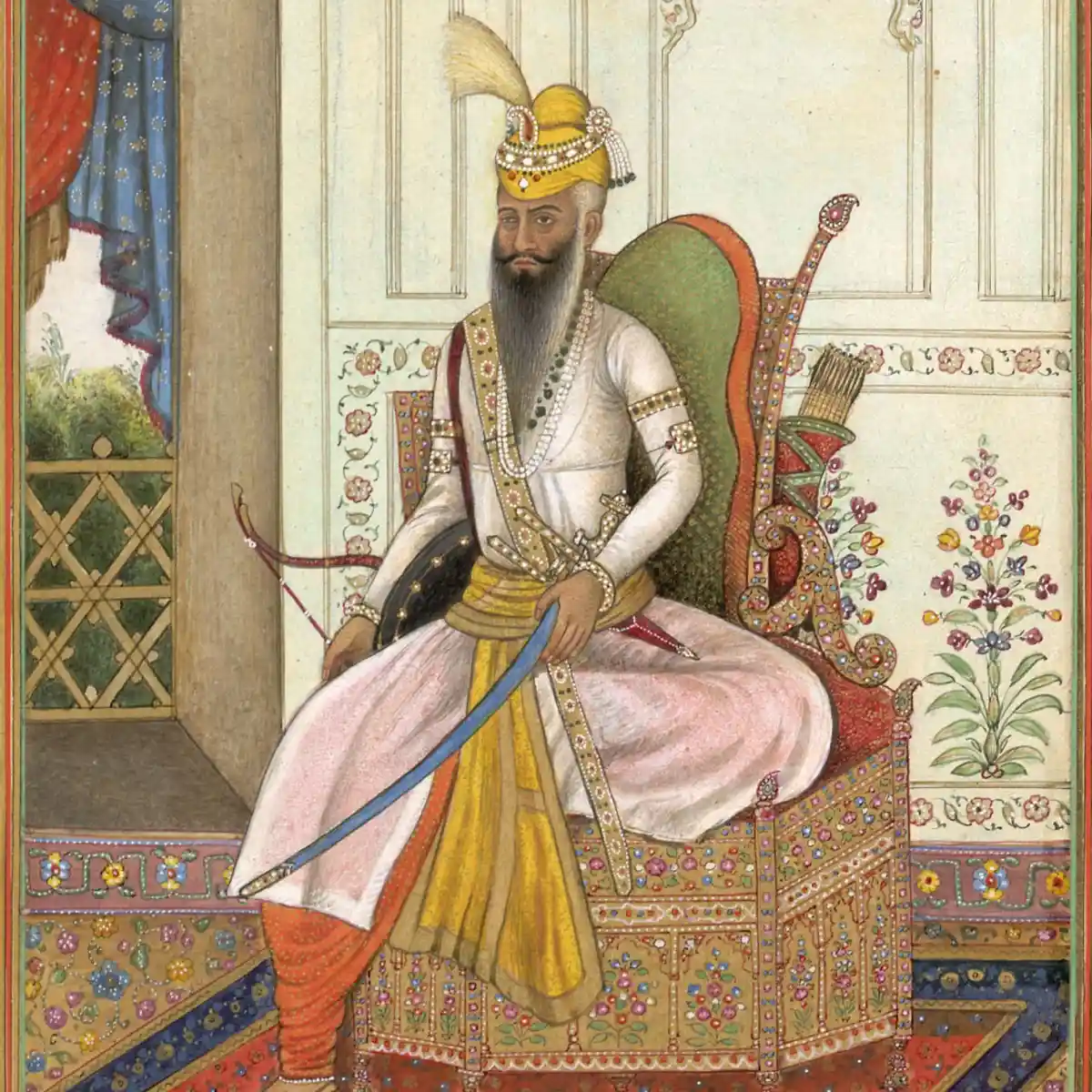 Ranjit Singh; the lion king of Punjab; Image Source- Wikipedia 