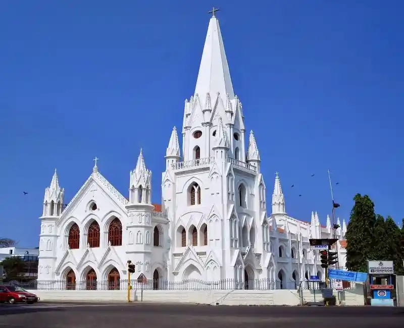 The Santhome Basilica, Chennai. Image Source: Pinterest