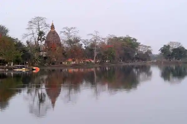 The Joysagar lake, built in memory of Joymoti by her son, Rudra Singha. Source: Online Sivasagar
