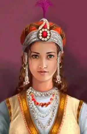 A digital image of Razia Sultan. Image source: Tezzbuzz