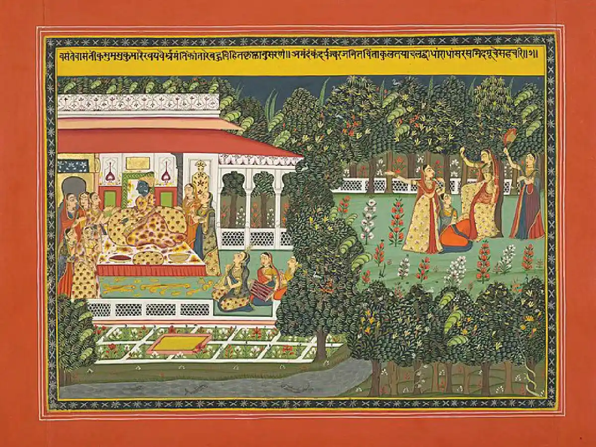 Rajput Folio from Gita Govinda, Source: Wikimedia Commons
