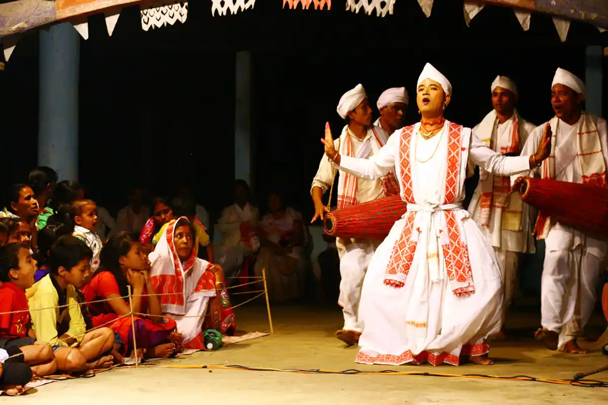 Assamese Bhaona (dance drama). Source: Beyonder
