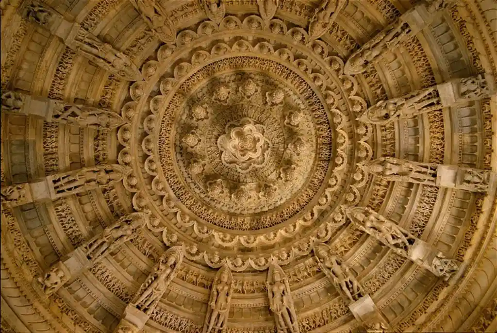 Ranga Mandap of Vimal Vasahi temple; Image Source: Sirohi shehar