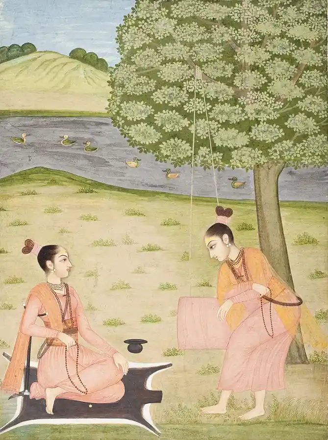 Yoginis of Bikaner, Rajasthan, c. 1730-1740. Image Credits: Wikimedia Commons