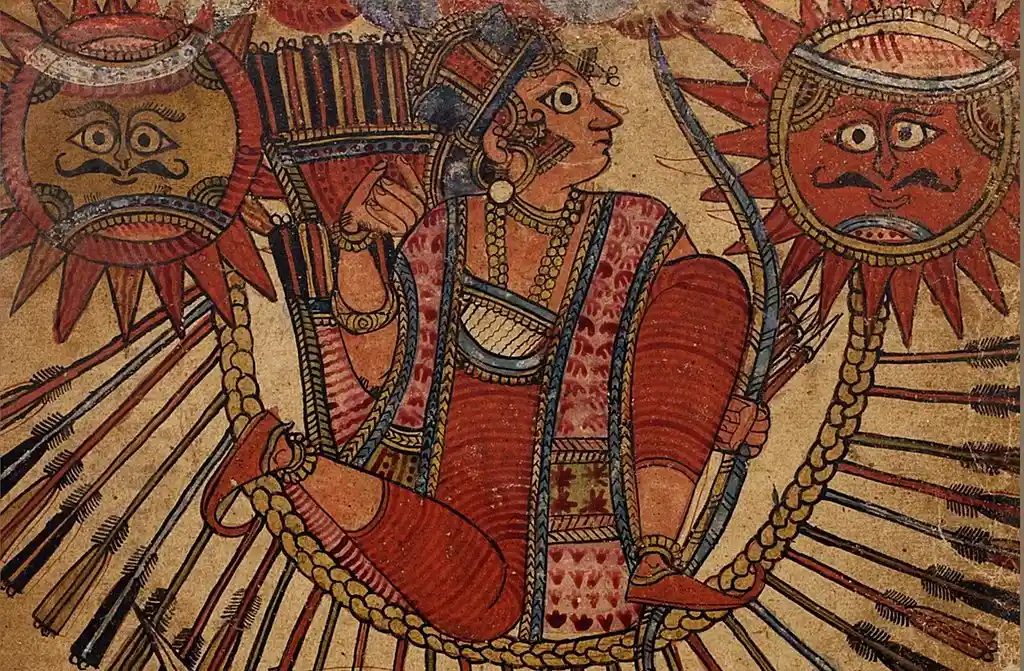 Arjuna's son Babruvahana