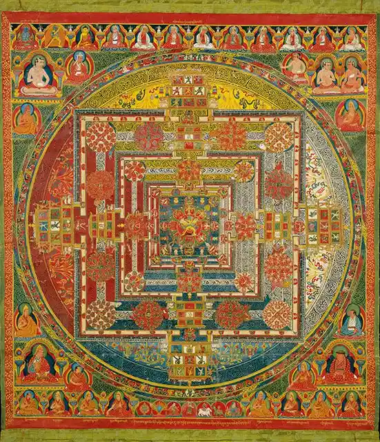 Tantric Yantra. Image Source: Wikimedia Commons