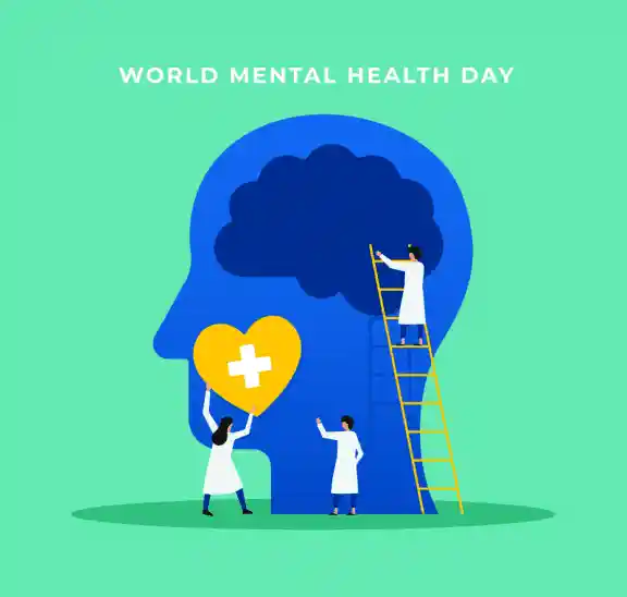 Celebrating World Mental Health Day; Image Source- Playmeo 