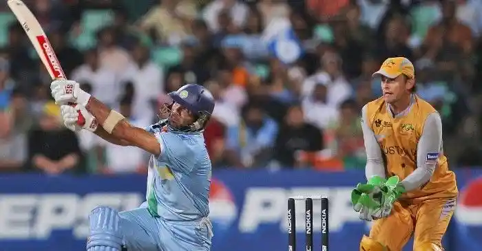 Yuvraj in his element. Image courtesy: CricketTimes