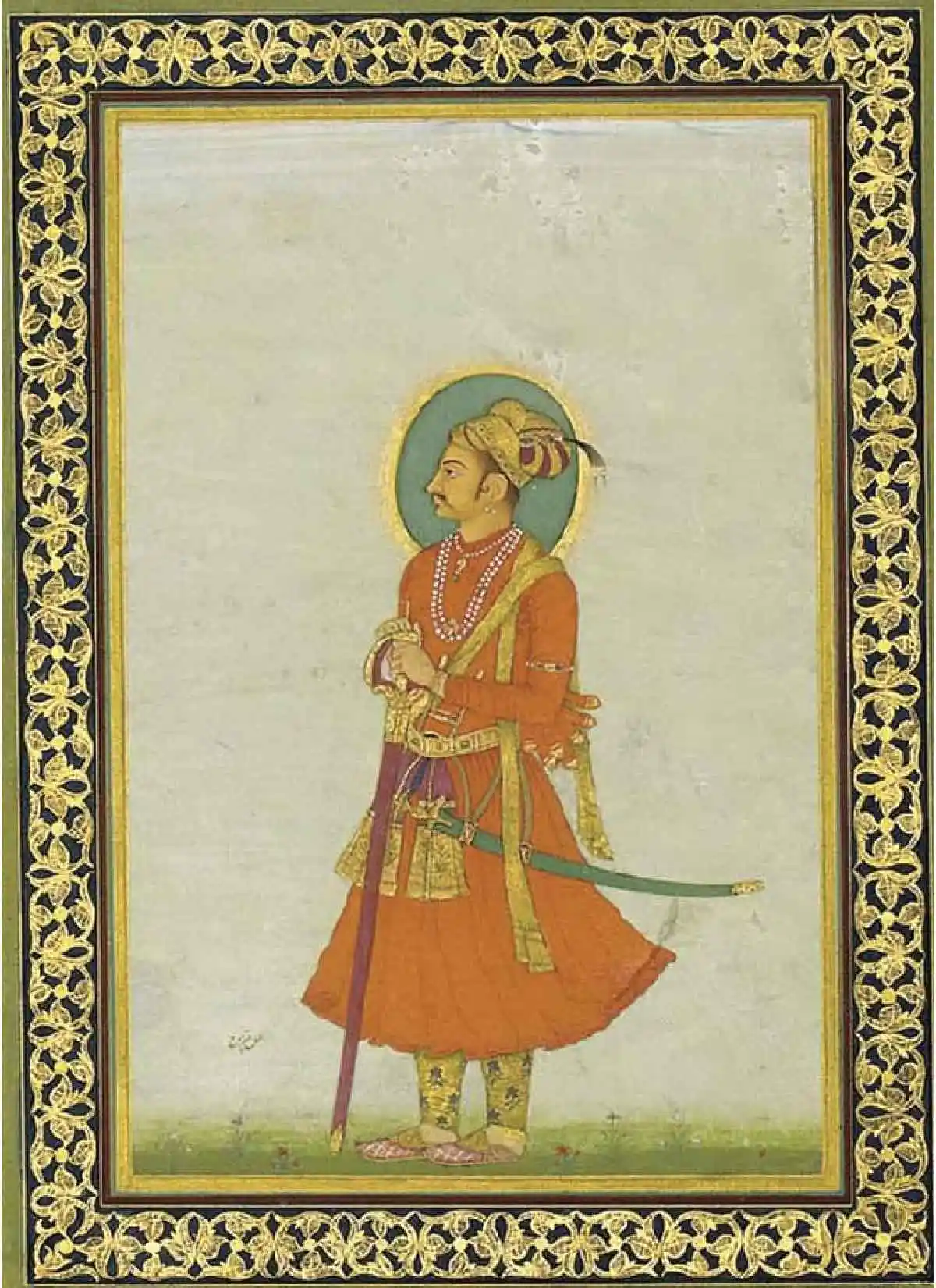 Raja Karan Singh Miniature (Father of Anup SIngh), Source: Wikimedia Commons