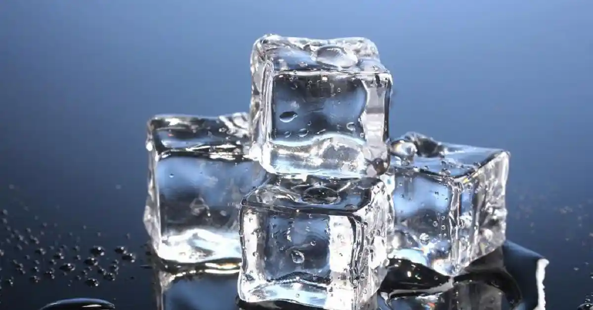 Ice used to be a luxury item, before the invention of the refrigerator. Image Source: Chemistry World