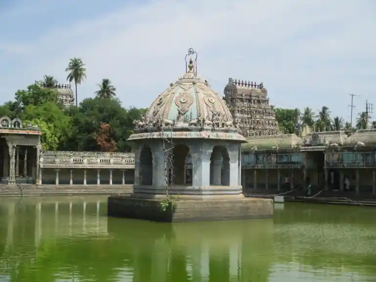 The Siddamirtham or temple pond with supposed medicinal attributes       Source: Wikipedia