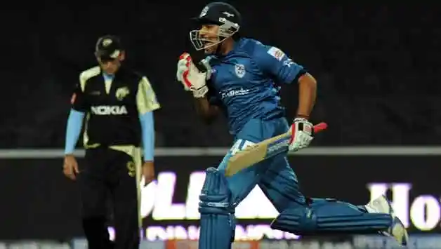 Helmet off and away he goes; Image Source: Cricket Country