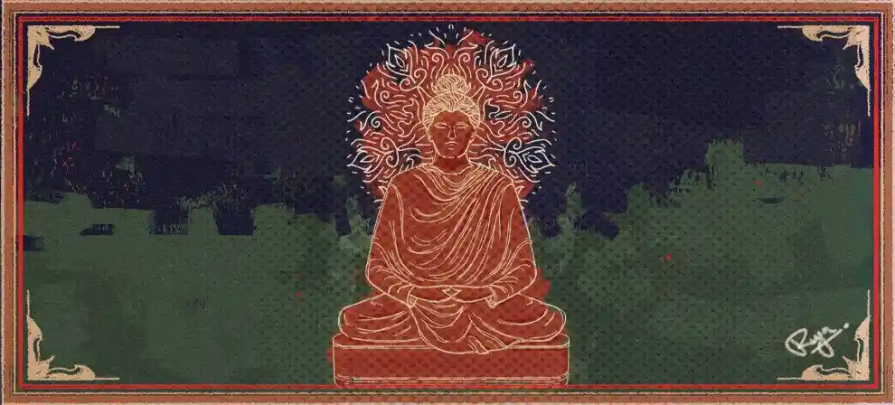 Buddha Purnima Illustration