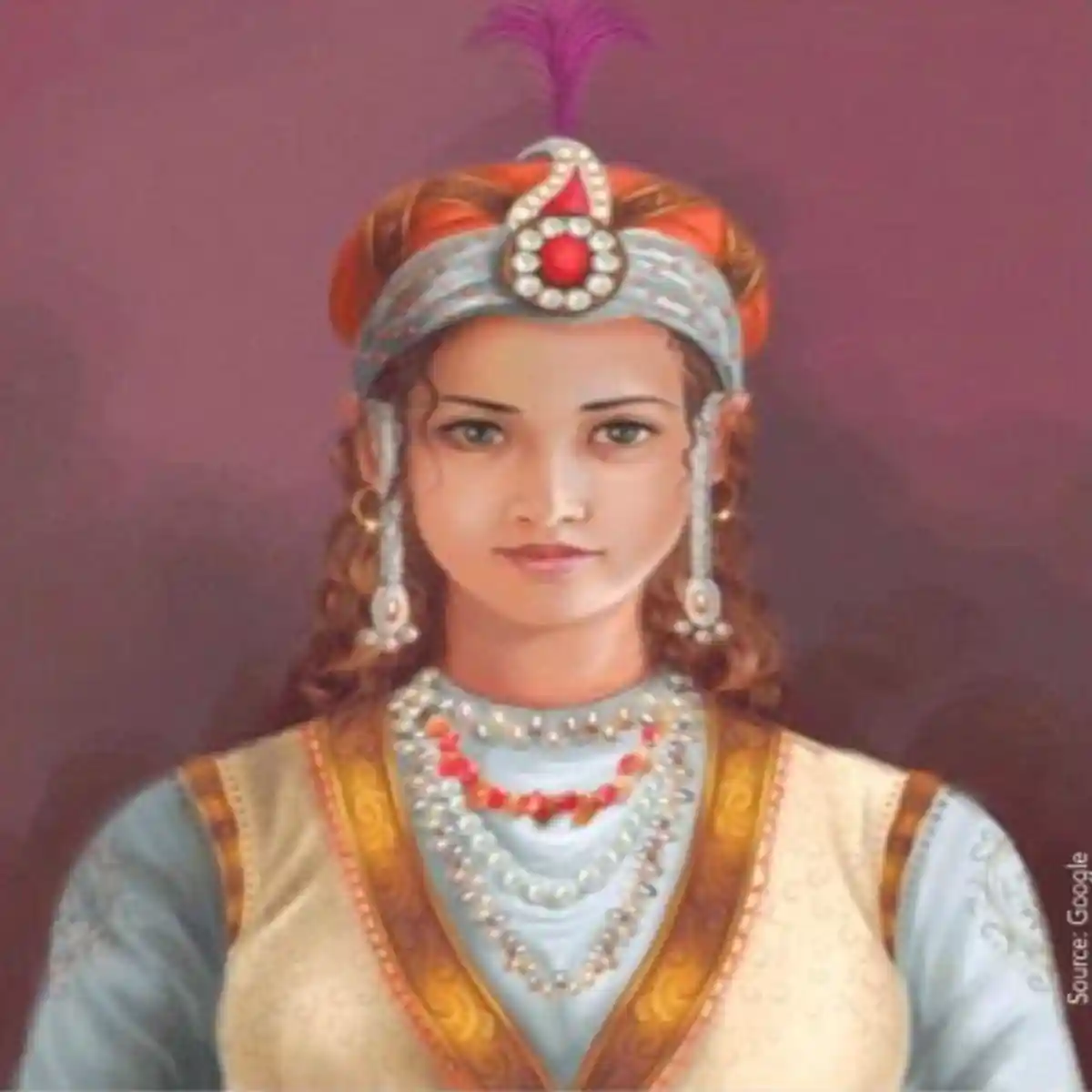 Razia Sultan, the first female sultan of Delhi