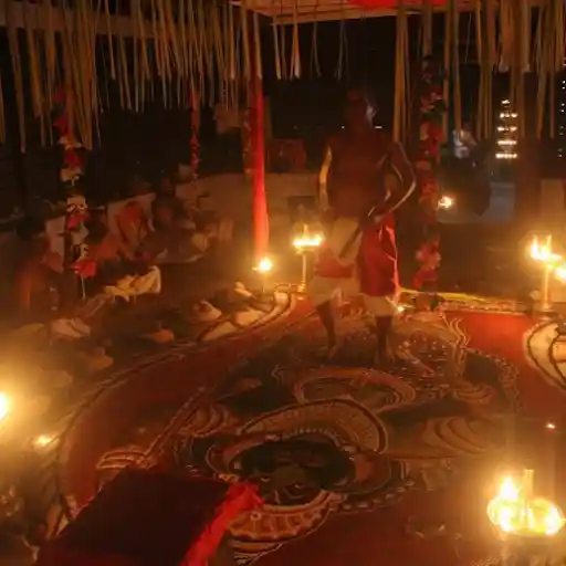 Ritualistic dance inside the kalam, Image: Sahapedia, Google