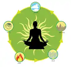 The five natural elements of Human body. Image source: dallasyogafest